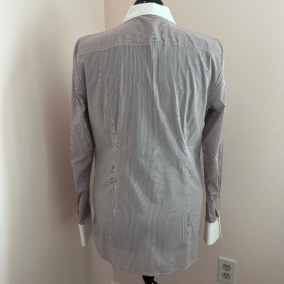Ann Taylor Misses 14 Striped Shirt - Picture 4 of 6